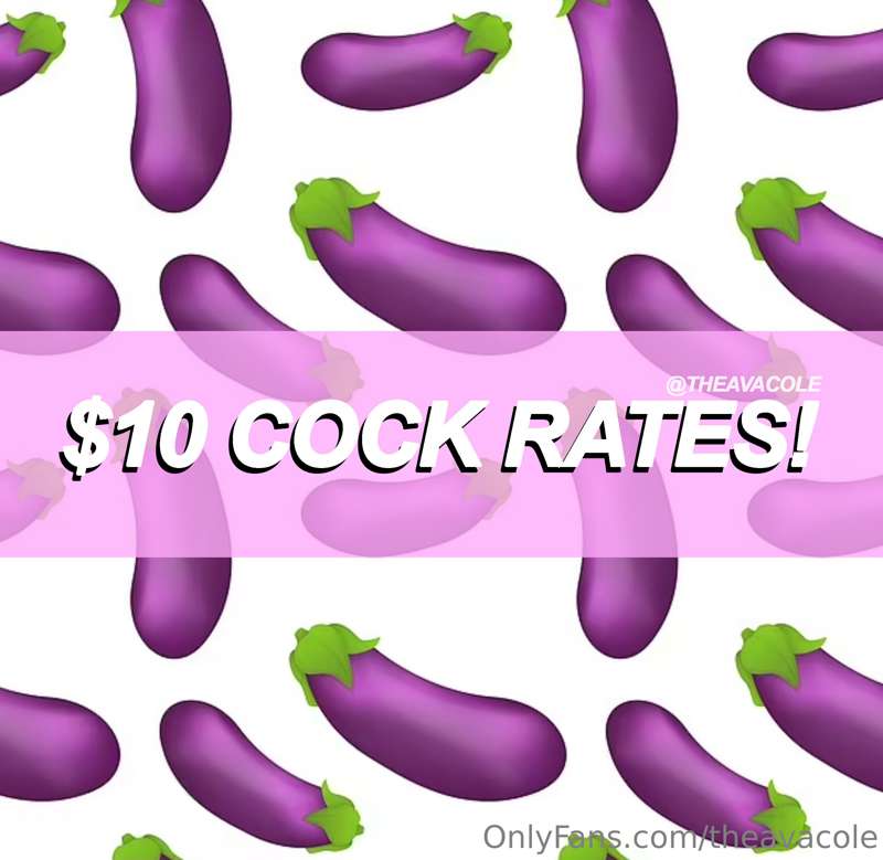 ***$10 COCK RATES!*** 😈🍆

**Tip $10 on this post and send me..