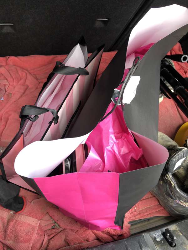 Over £400 worth of lingerie, toys and games in these bags! P..