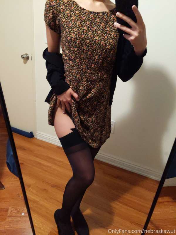Sometimes I like to wear my naughtiest lingerie under someth.. 3