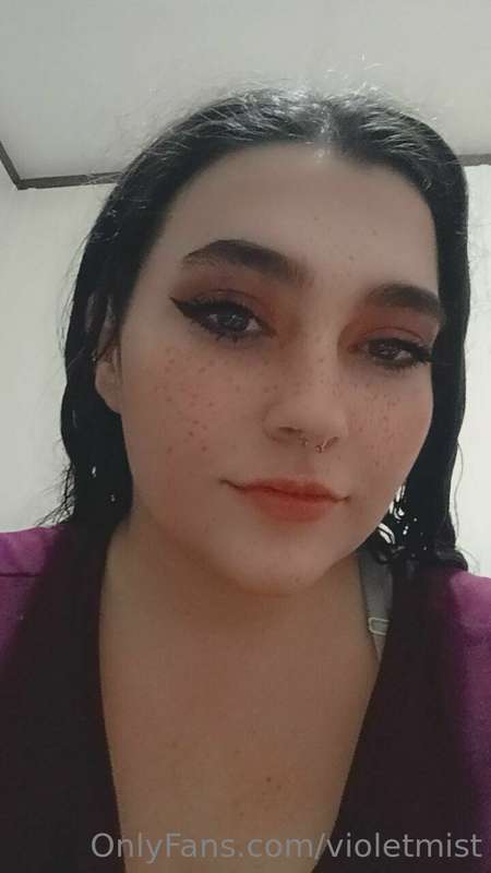 My cousin did my make up after I got out the shower, thought..