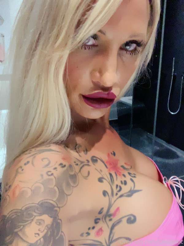 Tonight in friendly pink PVC but you know, appearances are d.. 2