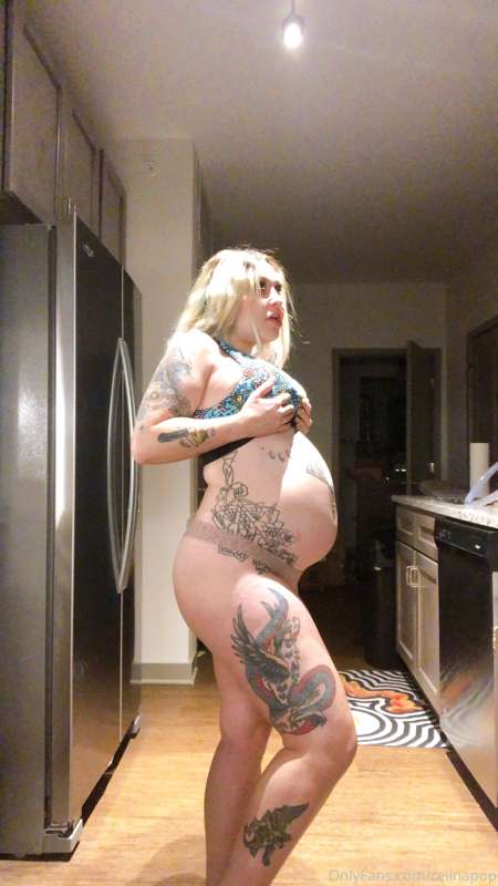 Maybe my biggest belly ever!! chugged white claws, had 2 don.. 15