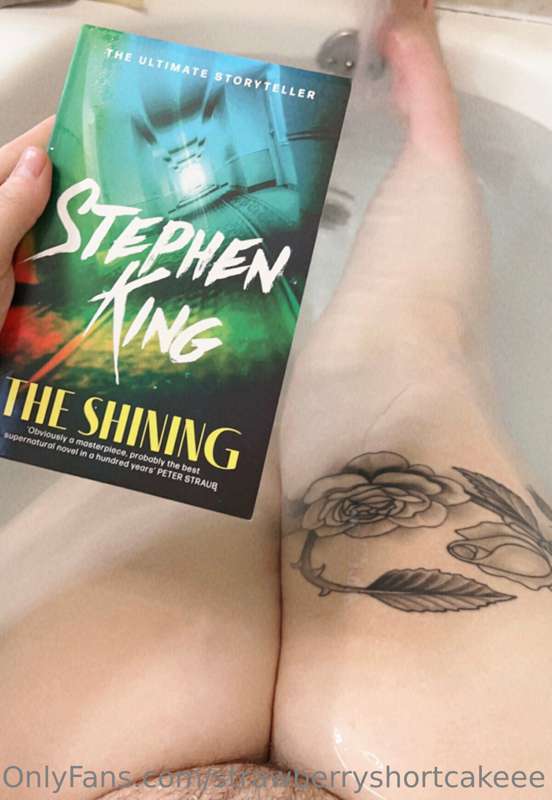 bath time reading hehe