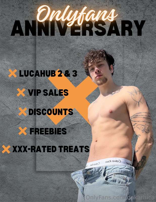 LUCA’S 3YR ONLYFANS ANNIVERSARY 🏆this week im proving to u j..