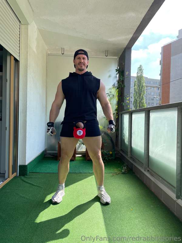 Terrace Workout 15 exclusive XXX pics, long-dong-John in da .. 11