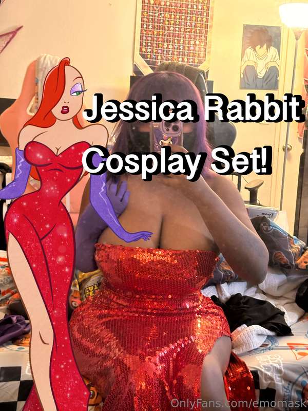 ALL OF MY JESSICA RABBIT COSPLAY SETSYES ITS NUDE! AND YES I..