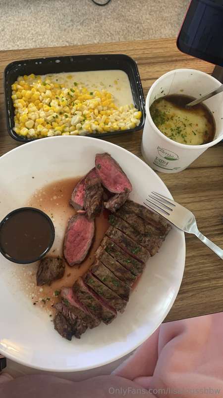 I finished all of this in a half hour FLAT! It was so yummy,..