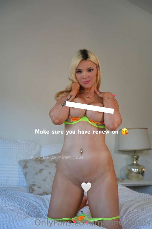 The uncensored pic goes out to everyone with RENEW ON automa..