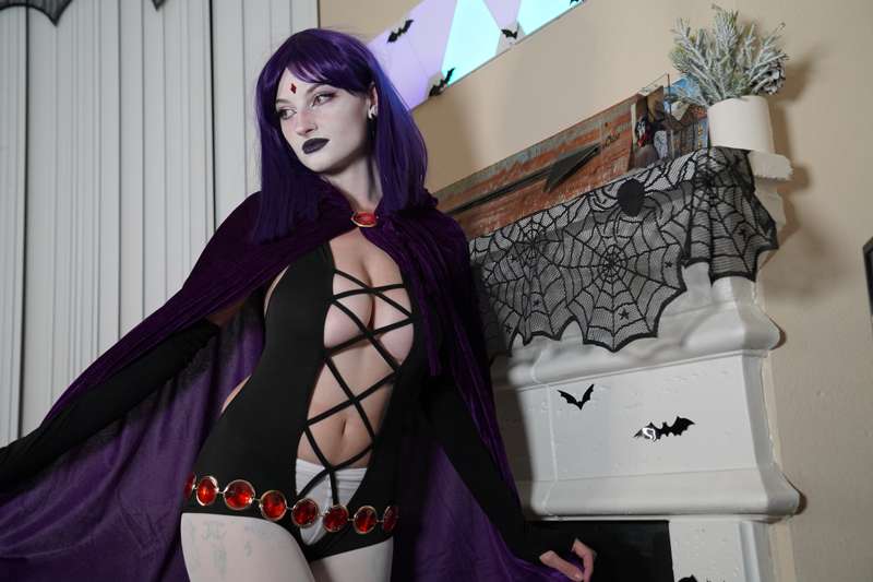 SEXY RAVEN cosplay picsss, lewds only, but still so hot 27