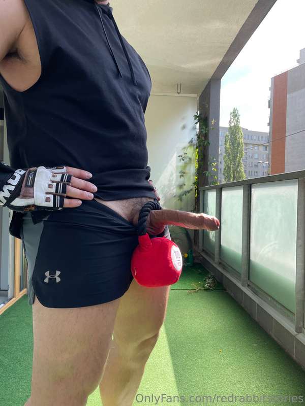 Terrace Workout 15 exclusive XXX pics, long-dong-John in da .. 10