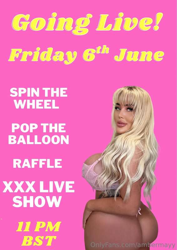 LIVE TONIGHT!!