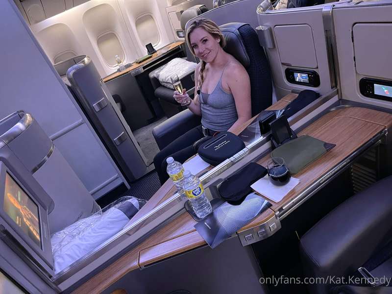 Not on a private jet but it’s almost better because of the s..