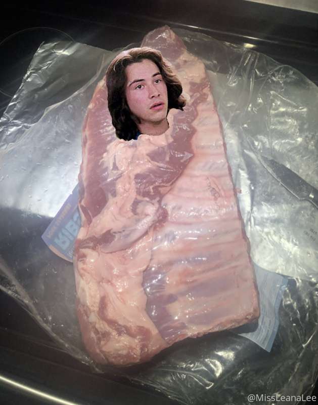 Just hung out with Keanu Riibs. Before and after I was “done..