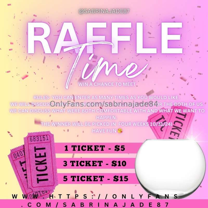 Last one!! Join while you can 😜 ends the 31stWill do 100 tic..