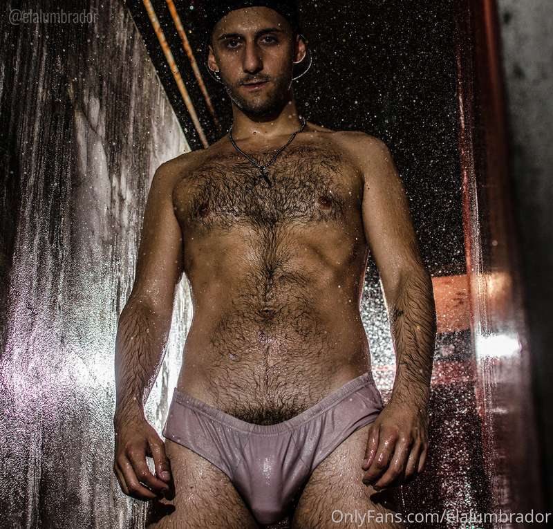 this pic I took of my friend under the rain