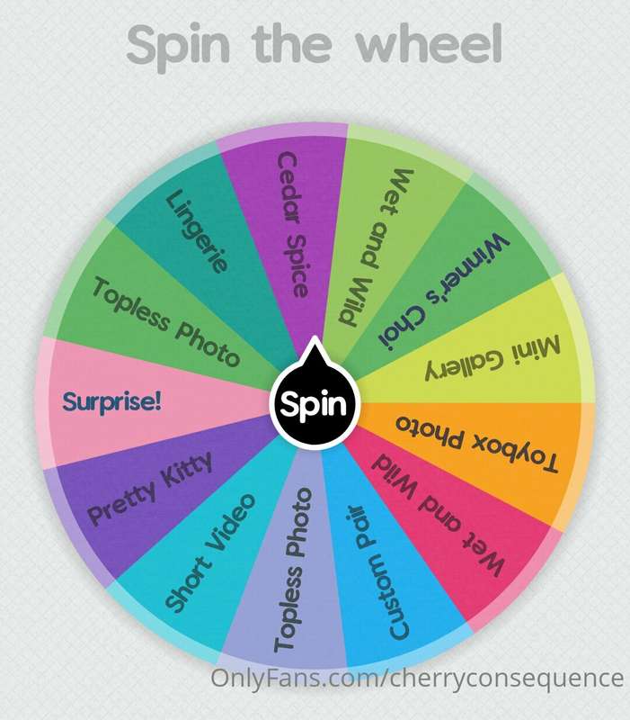 WHEEL SPINS $3   My anniversary weekend continues! As many a..