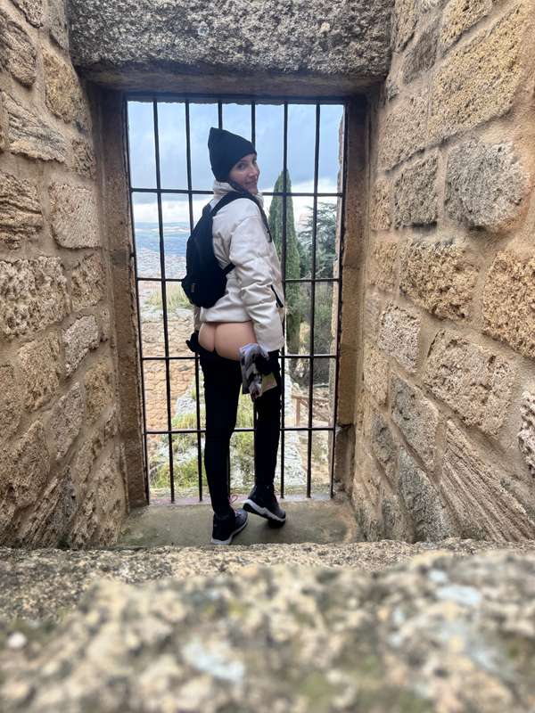 We went hiking with friends and it became a running joke to ..