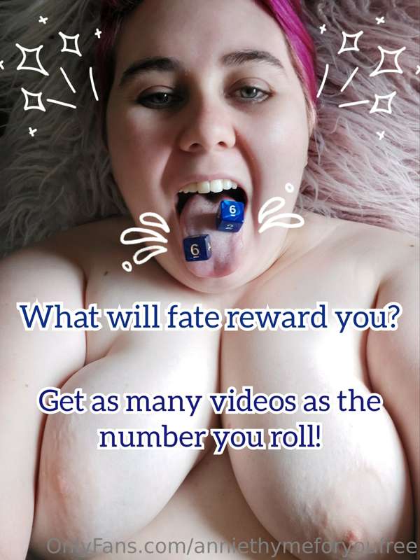## *How many videos will you win?* Once you tip I'll roll th..
