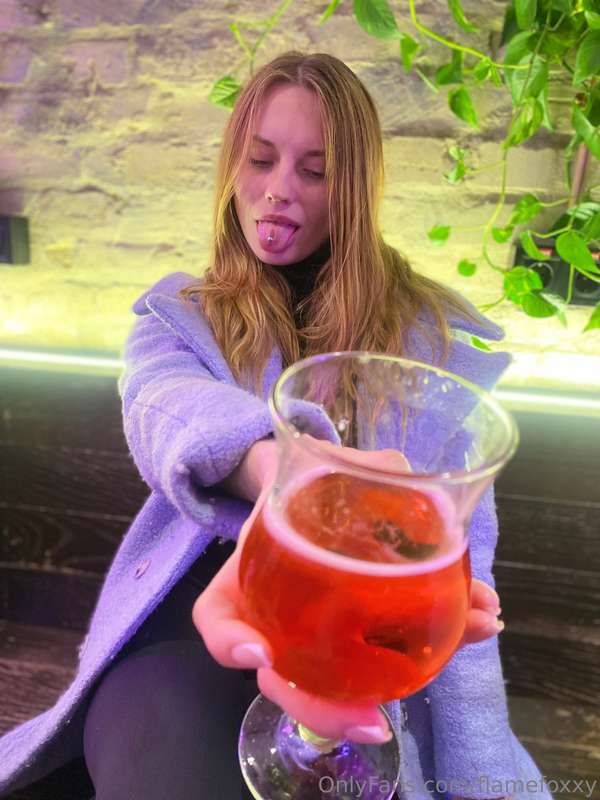 I get really hot after a cocktail, so why don't we blow off ..