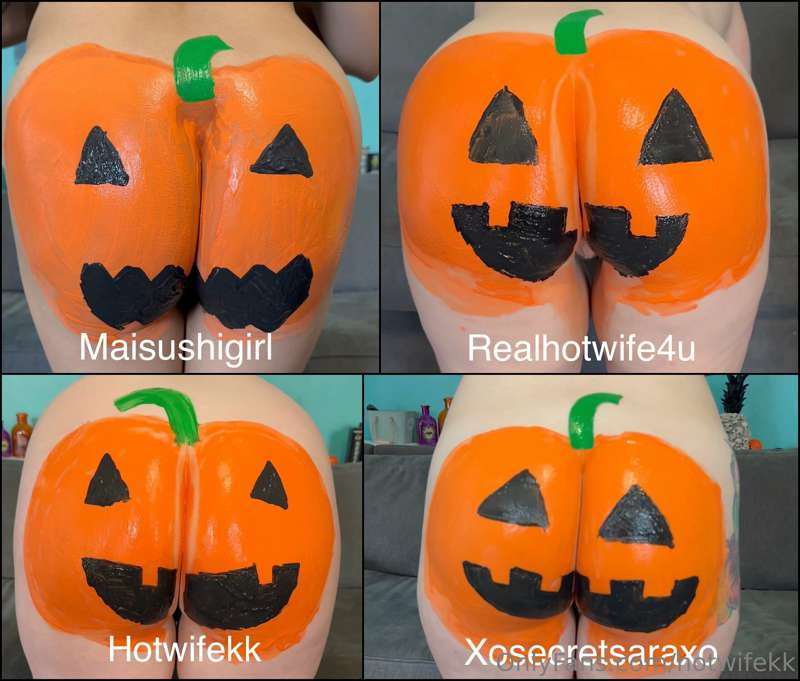 Painted my booty with @realhotwife4u @xosecretsaraxo and @ma..