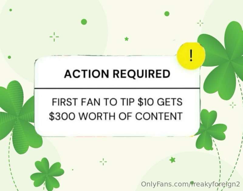 First fan only ‼️