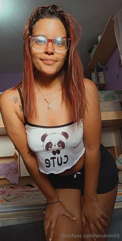 CUTE 🐼,  I guess I can play the part for a little while… 😇 B..