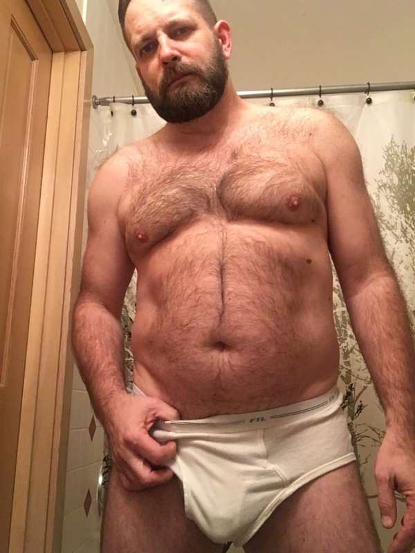 Just playing around in some old worn out briefs.  I had a re..