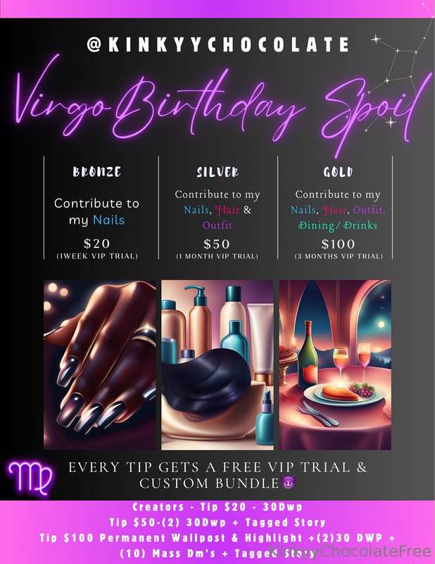 # ***𝐕𝐢𝐫𝐠𝐨 𝐁𝐢𝐫𝐭𝐡𝐝𝐚𝐲 𝐒𝐩𝐨𝐢𝐥***  𝖧𝖾𝗒 𝖾𝗏𝖾𝗋𝗒𝗈𝗇𝖾! 𝖠𝗌 𝗍𝗁𝖾 𝖵𝗂𝗋𝗀𝗈 𝗌𝖾𝖺..