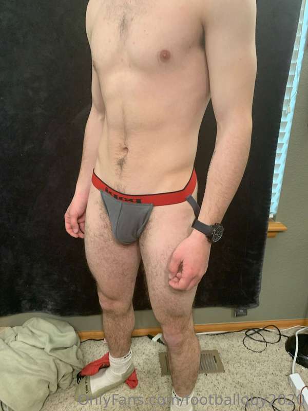 Me in a jock set 3 1