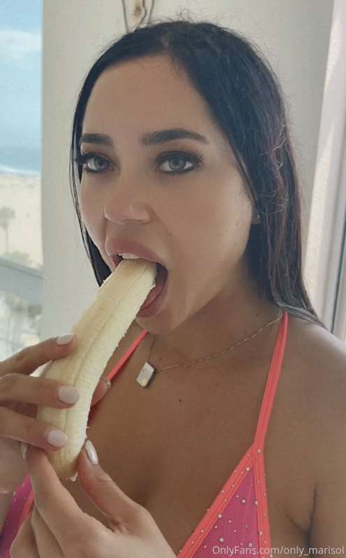 Training my deep throat skills. Like if I should post video ..