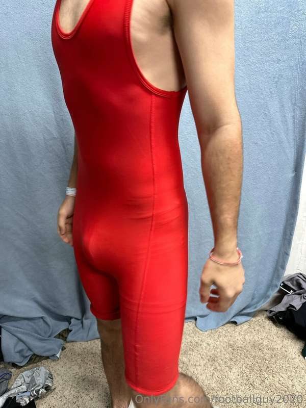The private in a red wrestling singlet! 19