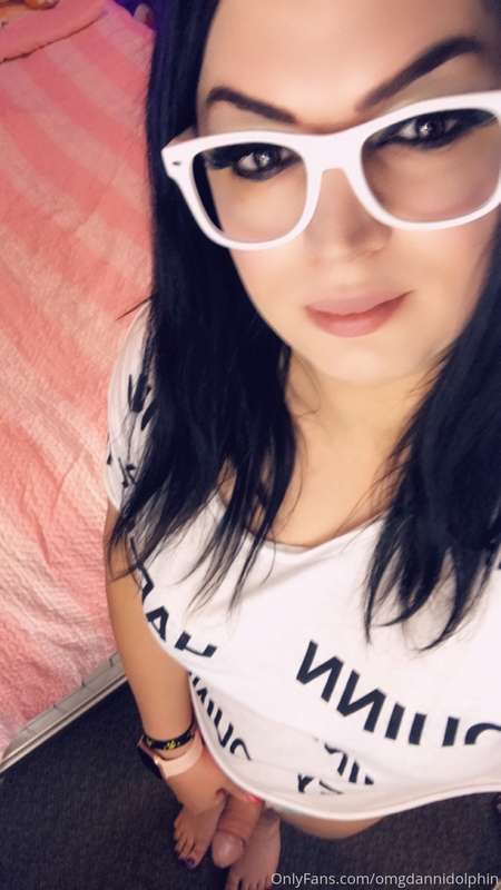 More nerdy girl cock 🖤🐔 4