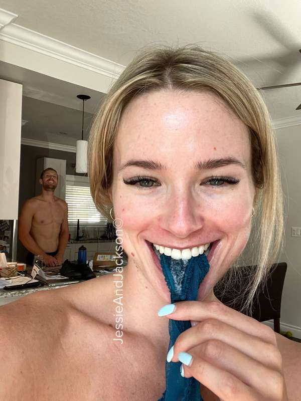 **Creampied panties taste the best** 👅💦
Speaking of creampie..