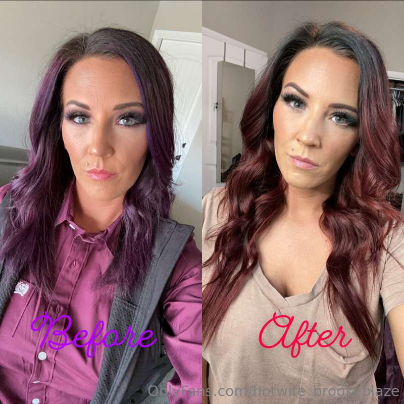 It may just be me but the before and after is such a huge ch..