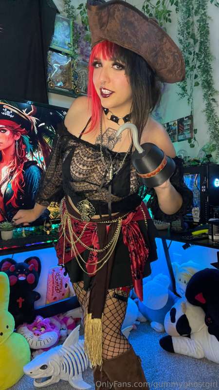 Pirate Gummy is gonna plunder all your cum 🏴‍☠️❤️ 1