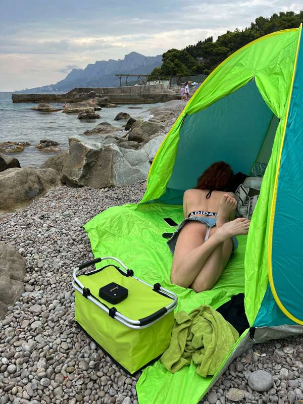 it was the best decision to take a tent, a beloved friend, b..