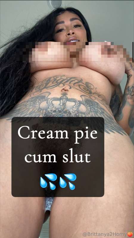I love CREAM PIES 🤤💦 @seebrittanya