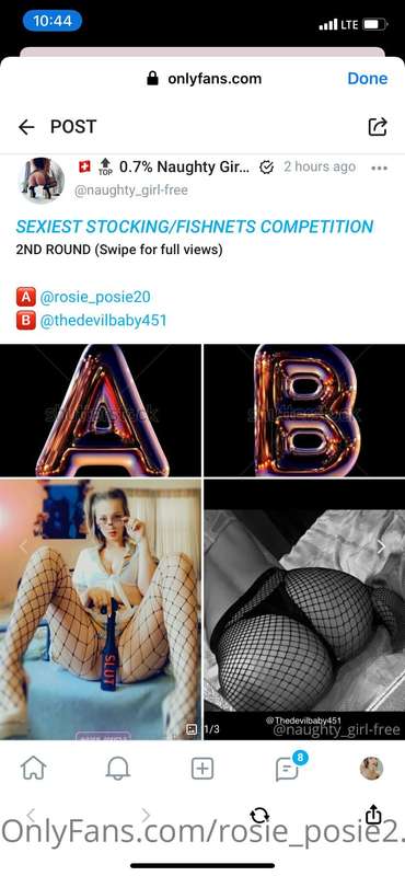 Made it into the 2nd round!!! Click the link and go vote for..