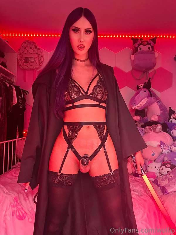 using the force to make you cum 💦 have you ever seen a trans.. 5