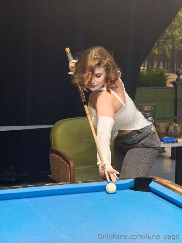A pool table and me is a dangerous combination 🔥 Seems like ..