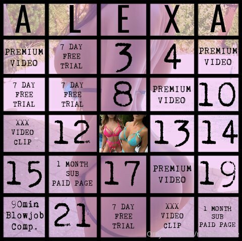 Are you subscribed to onlyfans.com/misslexa yet??
No? Play s..