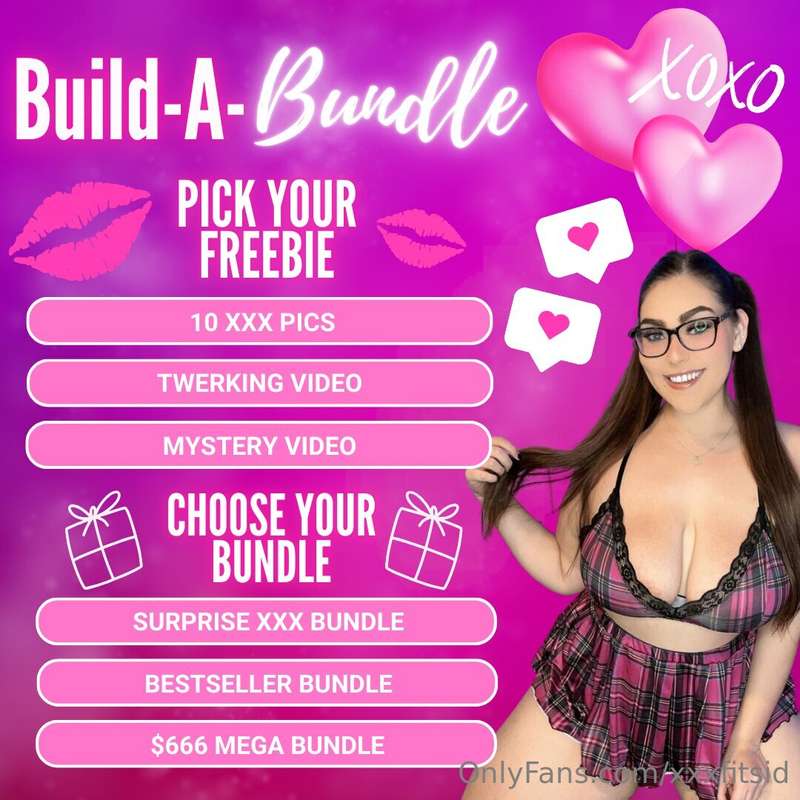 BUILD A BUNDLE 😍💗i wanna try something new.. so u can pick E..