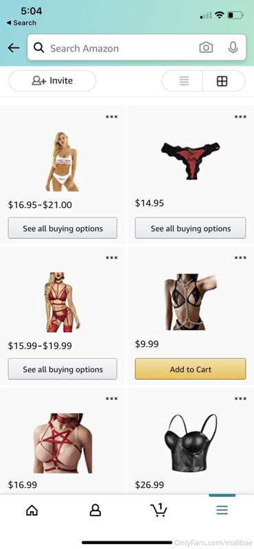 Yooo, I need some new lingerie. Check out my Amazon wishlist..