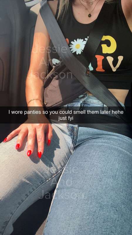A little fun from today hehe 😈Here’s what I sent Jackson whi..