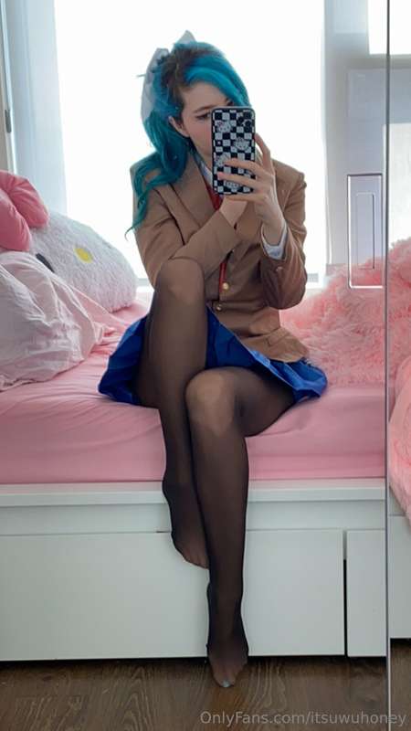Monika cosplay try on 🥰 1