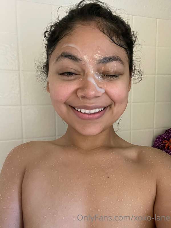 I was in the shower and was delightfully surprised with a fa..