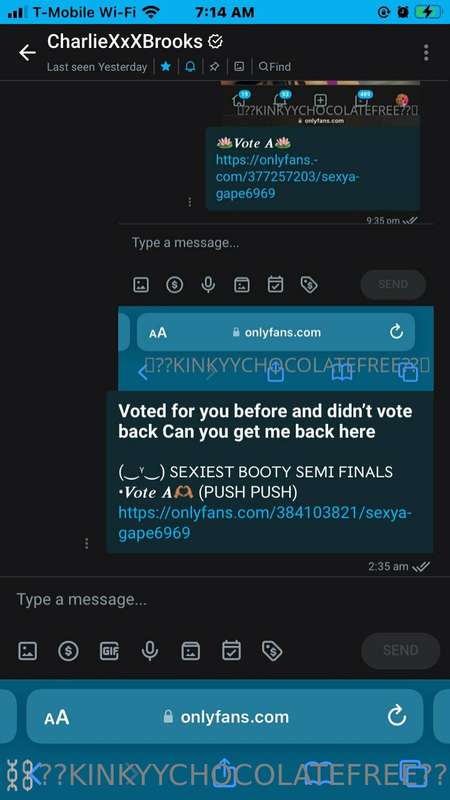 #### REACHED OUT MULIPLE TIMES. DOESNT VOTE BACK DONT WASTE .. 8