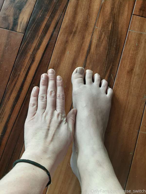 I had to take off my nail and toe polish for surgery and I'm..