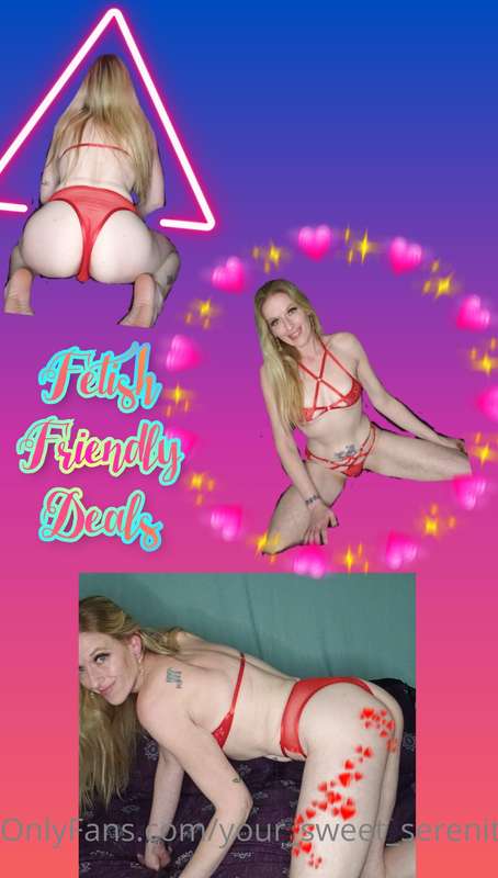 Ask me about my Fetish Friendly deals! Let me add some kinky..