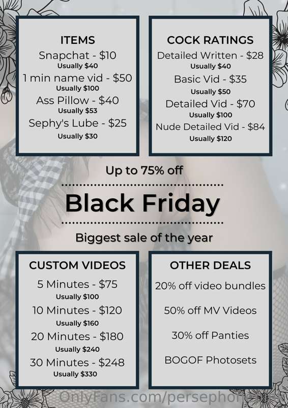🖤 My Black Friday Sale just started on my paid page 🖤

30% o.. 1